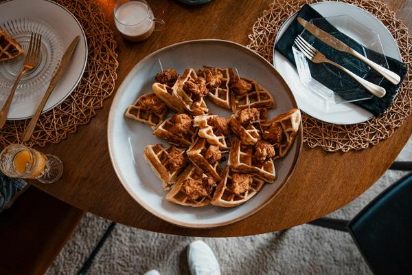 Chicken and waffles