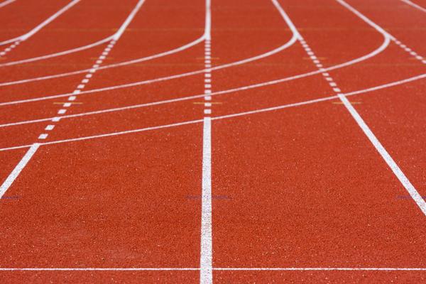 Running track lanes