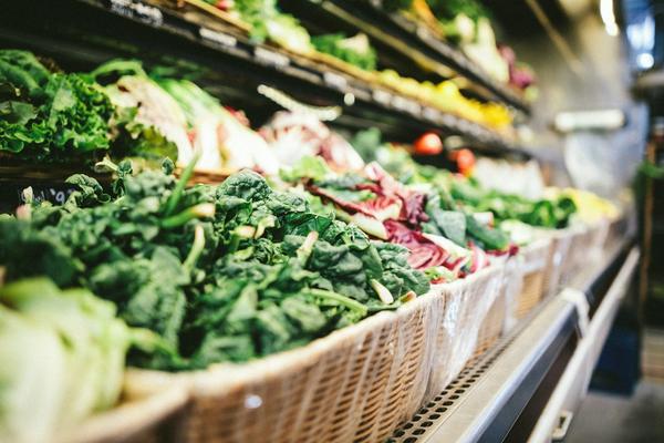 Fresh produce aisle